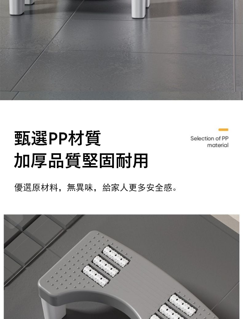 甄選PP材質Selection of PPmaterial加厚品質堅固耐用優選原材料,無異味,給家人更多安全感。