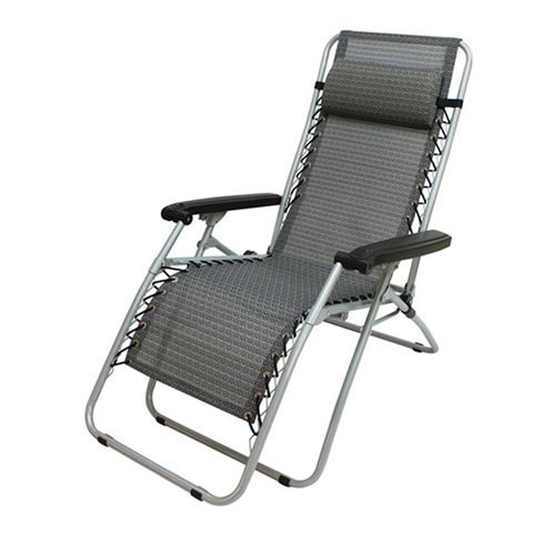 Bernice-折疊附枕無段式透氣休閒躺椅/涼椅/午睡椅