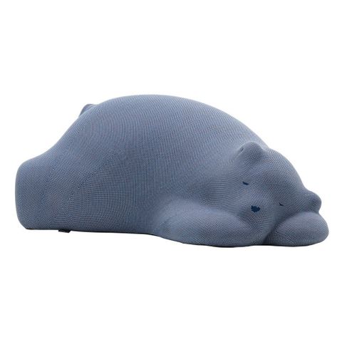 北歐櫥窗 Vitra Resting Bear 酣睡熊坐枕（河藍）