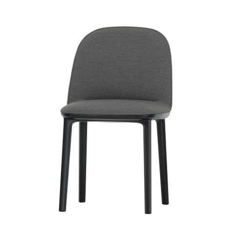 北歐櫥窗 Vitra Softshell Side Chair 鬆軟有機椅（岩灰黑）