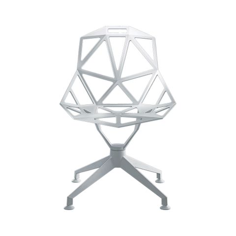 【北歐櫥窗】Magis Chair One 4Star 旋轉單椅（科技白）