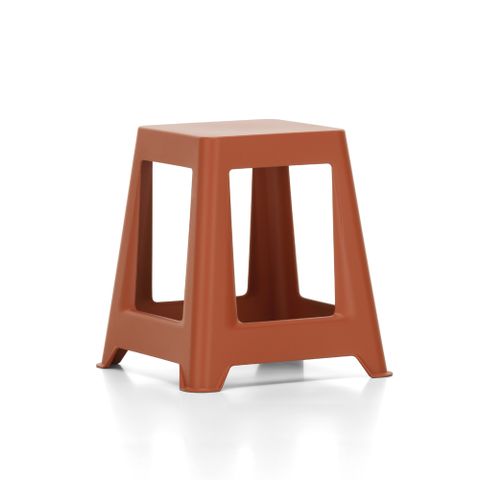 北歐櫥窗 Vitra Chap Stool 隨行堆疊凳磚紅