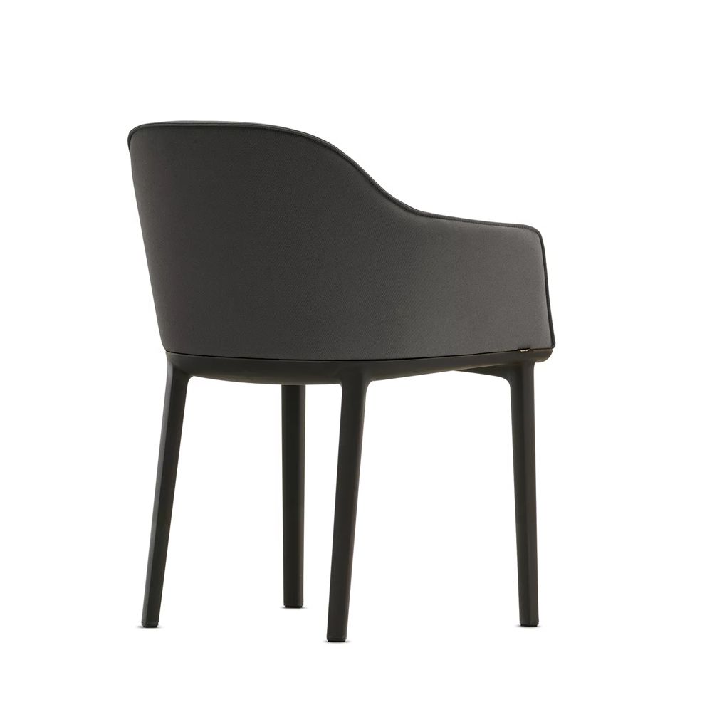 北歐櫥窗 Vitra Softshell Chair 鬆軟有機扶手椅（岩灰黑）