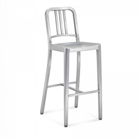 北歐櫥窗 Emeco 1006 Navy Barstool 海軍吧檯椅