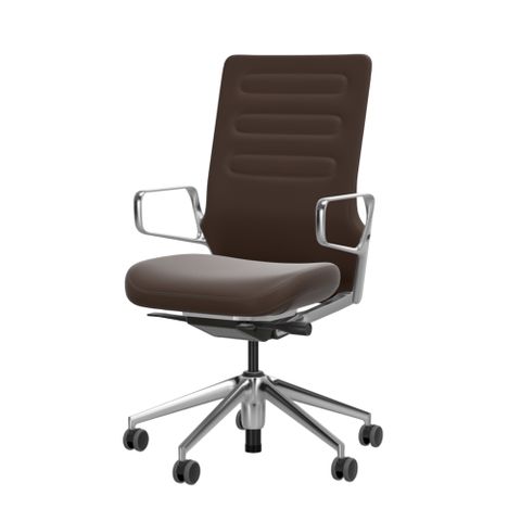 【北歐櫥窗】Vitra AC 5 Work 機能辦公椅（栗棕褐皮革）