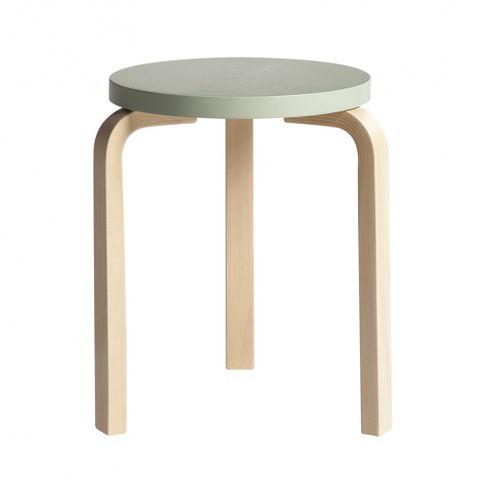 北歐櫥窗 Artek Stool 60 三腳圓凳（綠湖）