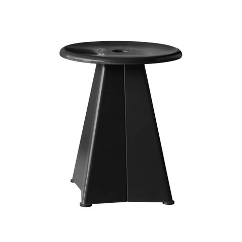 北歐櫥窗 Vitra Tabouret Metallique 金屬邊几凳深黑