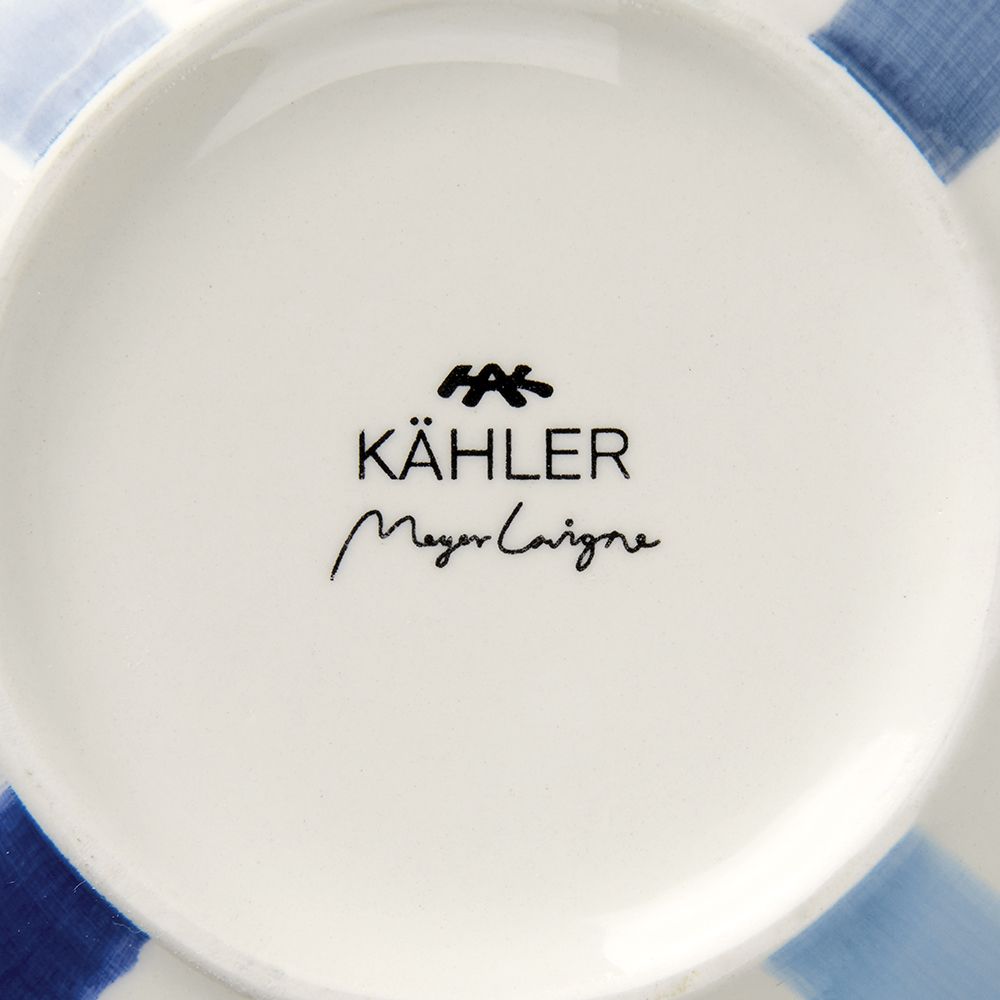 北歐櫥窗 Kähler Signature 標緻藝術花瓶（藍、H 20cm）