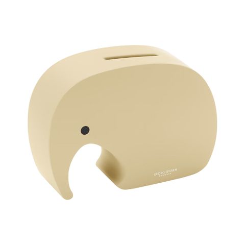 北歐櫥窗 Georg Jensen Miniphant 迷你象撲滿（香草黃）