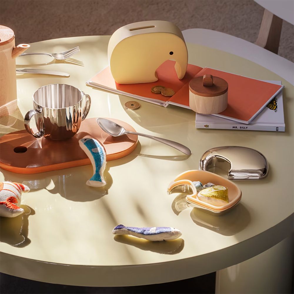 北歐櫥窗 Georg Jensen Miniphant 迷你象撲滿（香草黃）