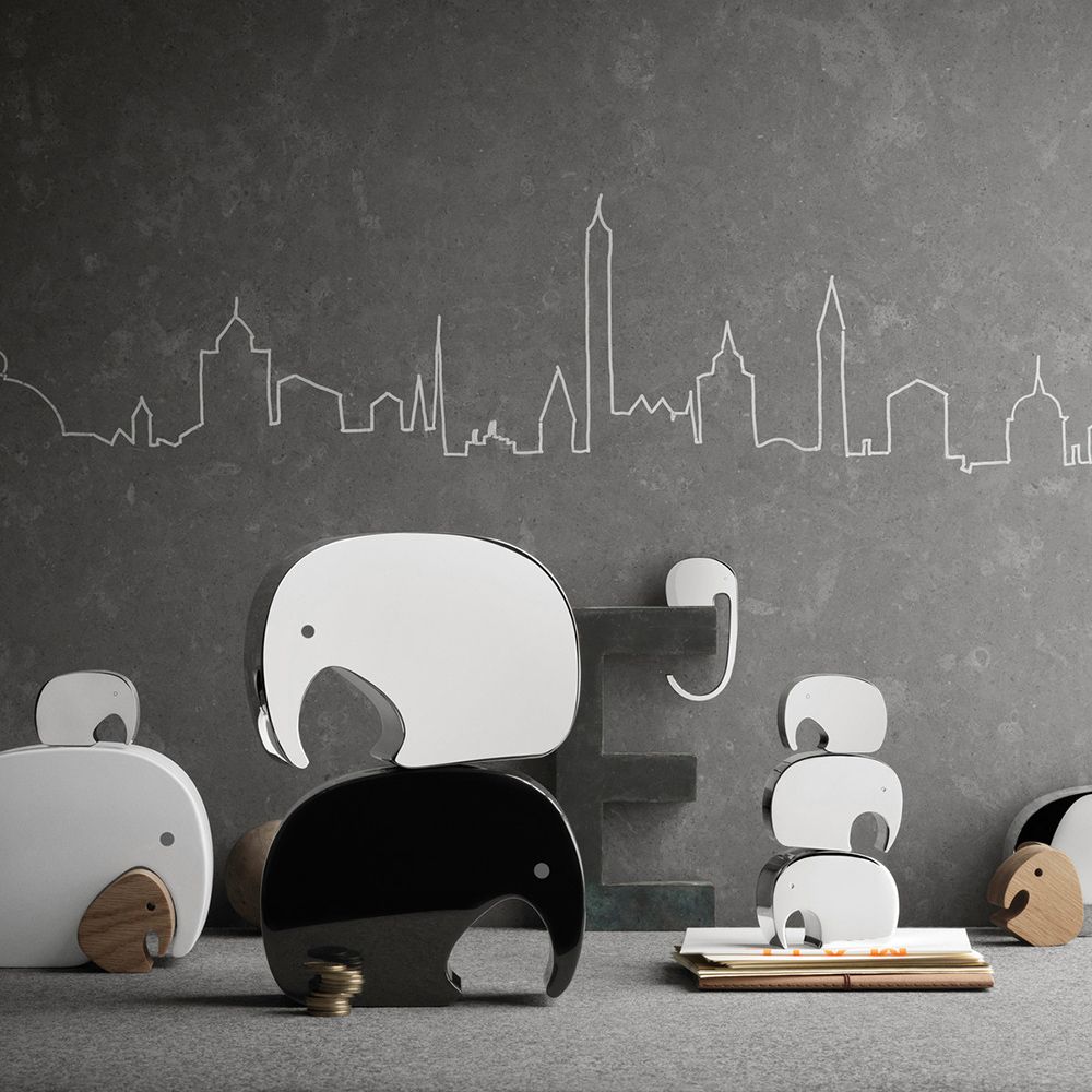 北歐櫥窗 Georg Jensen Miniphant 迷你象撲滿（鏡面拋光）