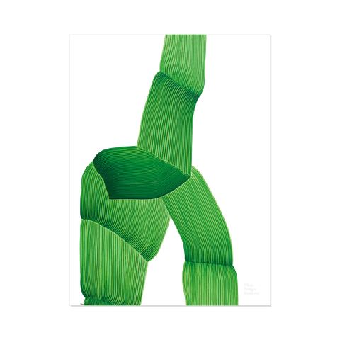 北歐櫥窗 Vitra Ronan Bouroullec 藝術海報（蒼綠）