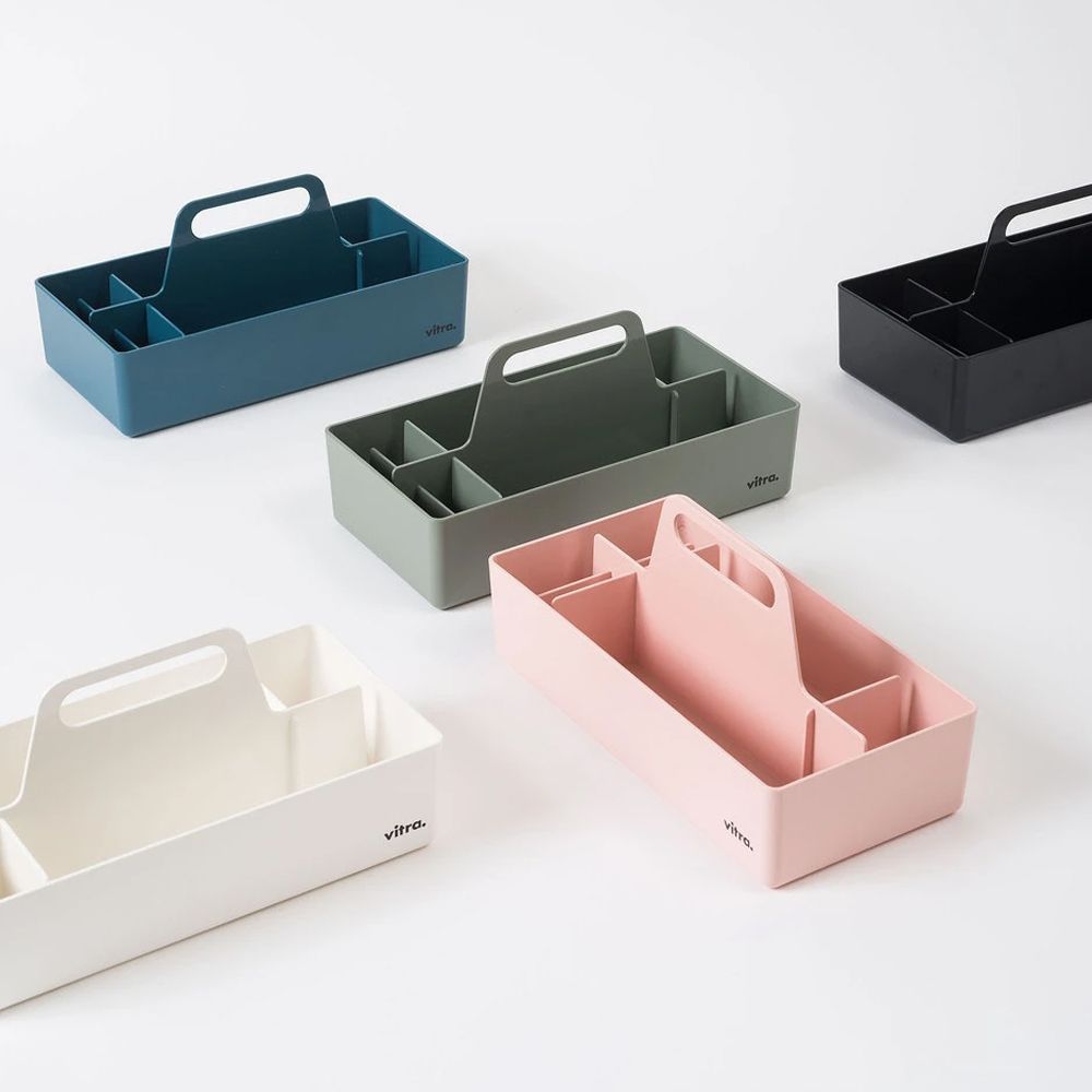 北歐櫥窗 Vitra Toolbox RE 提著走小物收納盒湛海藍