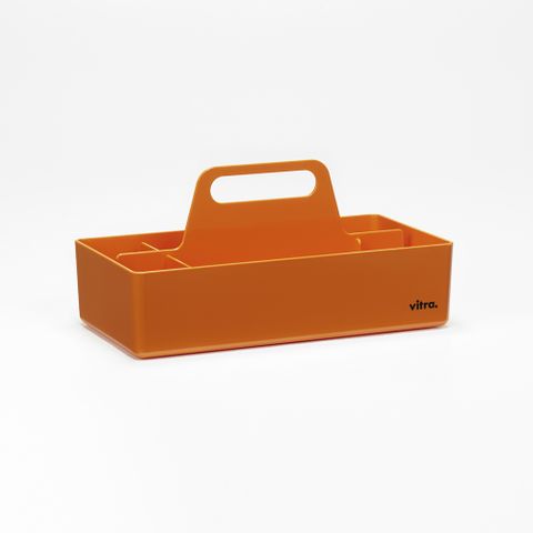 北歐櫥窗 Vitra Toolbox RE 提著走小物收納盒柑橘紅