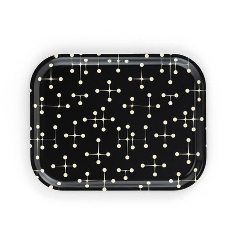 【北歐櫥窗】Vitra Classic Trays 設計師印花托盤（黑點點、M）