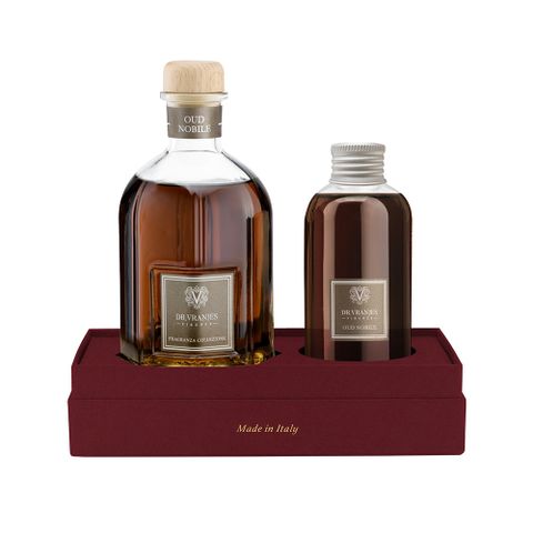 北歐櫥窗 Dr. Vranjes Firenze Oud Nobile 稀木沉香 擴香紅色禮盒（250ml+補充瓶）