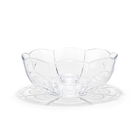 北歐櫥窗 Holmegaard Lily Bowl 花綻 分享餐碗沙拉碗 23cm清透