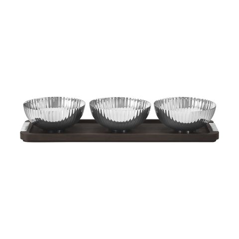 【北歐櫥窗】Georg Jensen BERNADOTTE 王子 缽碗托盤組