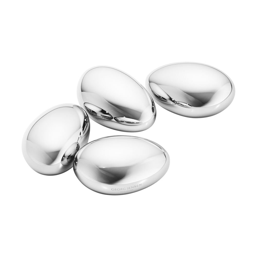 北歐櫥窗 Georg Jensen SKY 天空系列 不鏽鋼冰塊四入