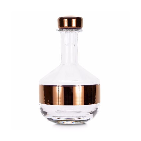 北歐櫥窗 Tom Dixon Tank Whisky Decanter 紅銅霓影 威士忌醒酒瓶