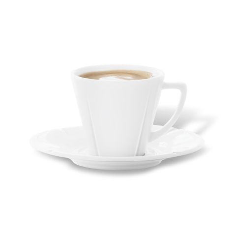 【北歐櫥窗】Rosendahl Grand Cru 白瓷咖啡杯盤組（Espresso、90ml）