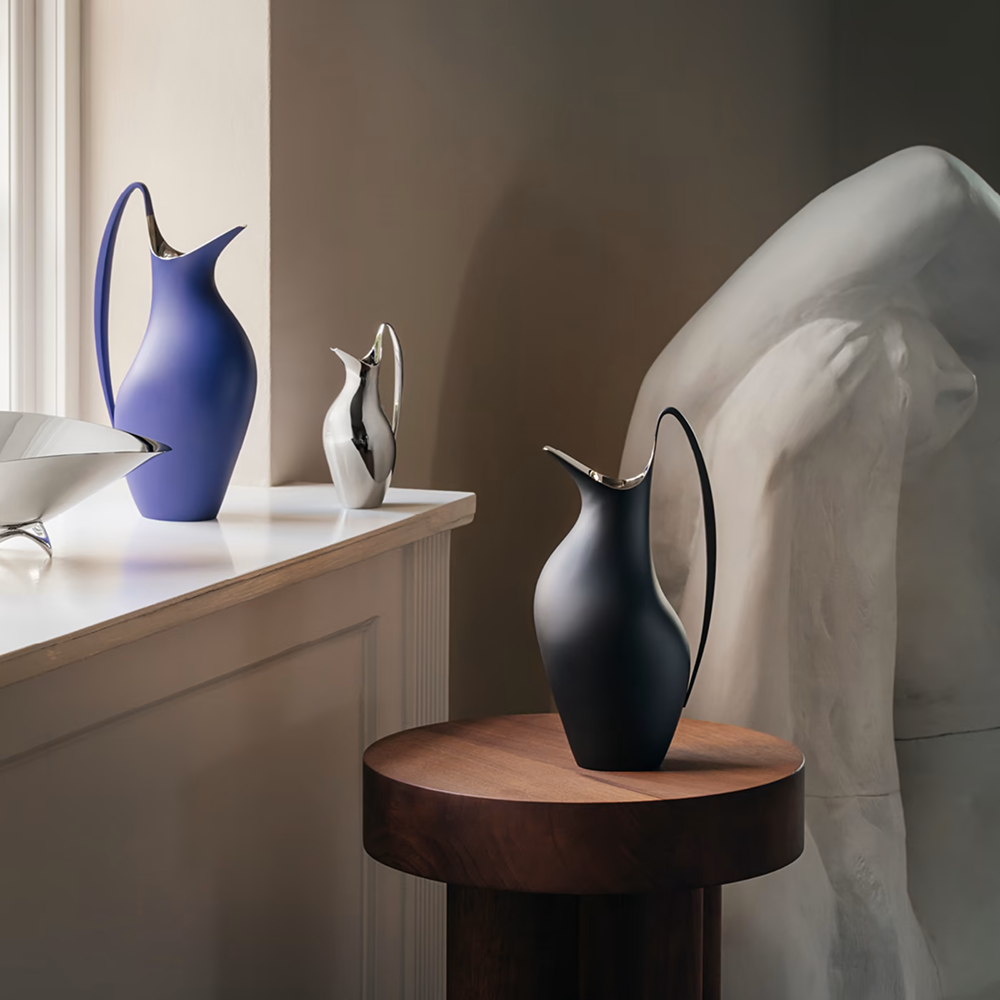 北歐櫥窗 Georg Jensen HK 曲線水壺（午夜黑、0.75 L）