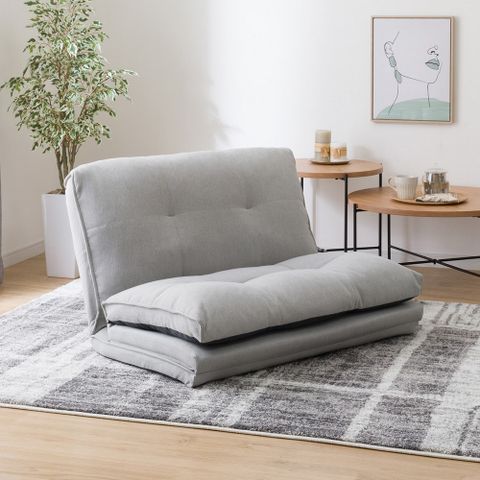 【NITORI 宜得利家居】◆布質和室矮沙發 CS-N02KID GY