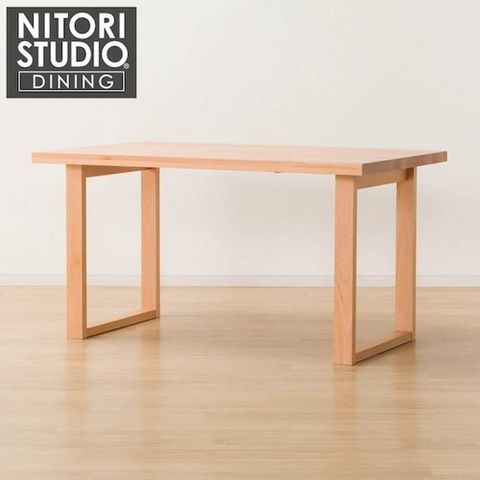 NITORI 宜得利家居 實木餐桌 N COLLECTION T-06U 135 NA