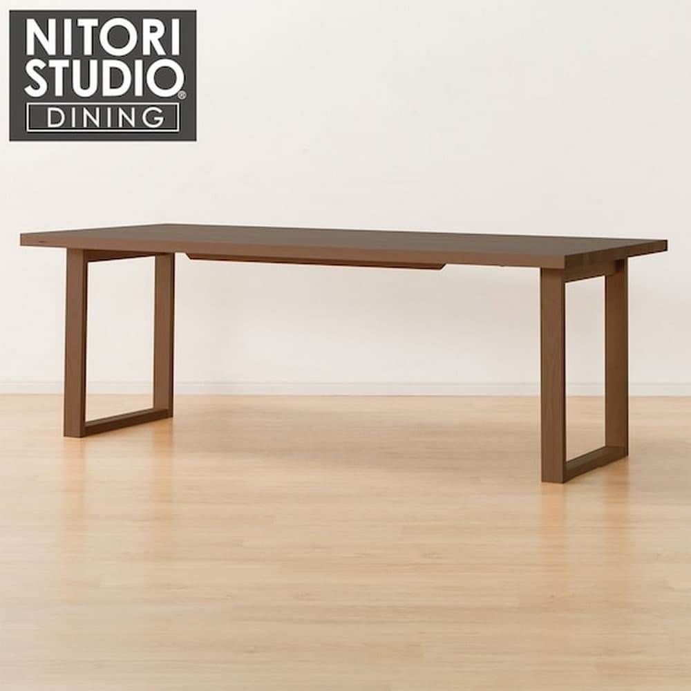 NITORI 宜得利家居 實木餐桌 N COLLECTION T-06U 200 MBR