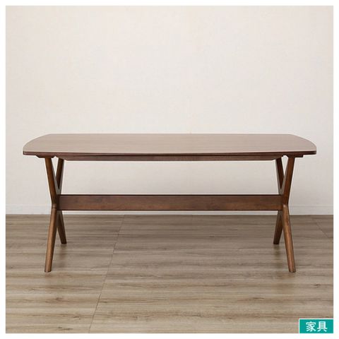 【NITORI 宜得利家居】◎木質餐桌 RELAX160 WN-MBR