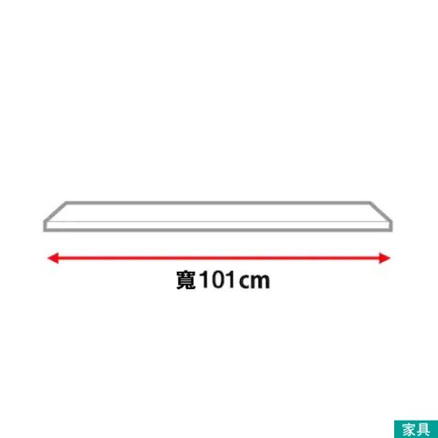 NITORI 宜得利家居 ◎(不可單獨訂購)組合式廚櫃子件 櫥櫃中天板 WT LIGARE D42-100WT WH