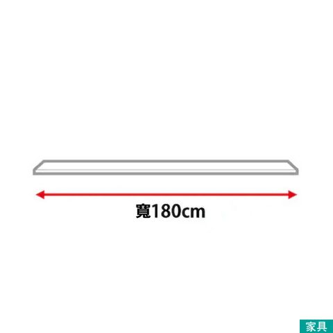 【NITORI 宜得利家居】◎(不可單獨訂購)組合式廚房櫃檯子件 天板 CT LIGARE D42-180CT WH