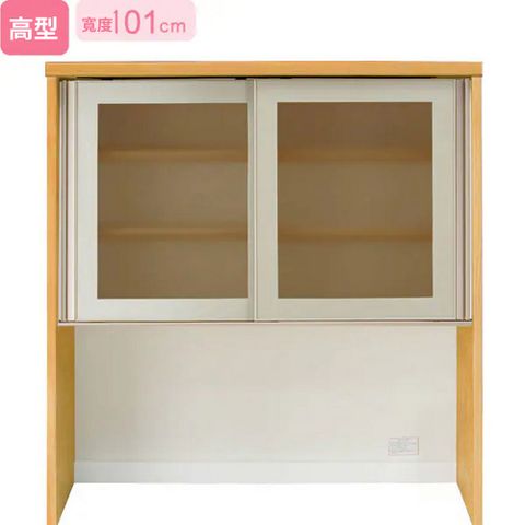 NITORI 宜得利家居 ◎耐震機能 (不可單獨訂購)組合式櫥櫃子件 上櫃 UP LIGARE GH-100KB LBR