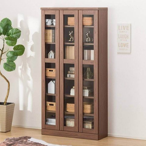 【NITORI 宜得利家居】◎書櫃 CUT I 90 MBR