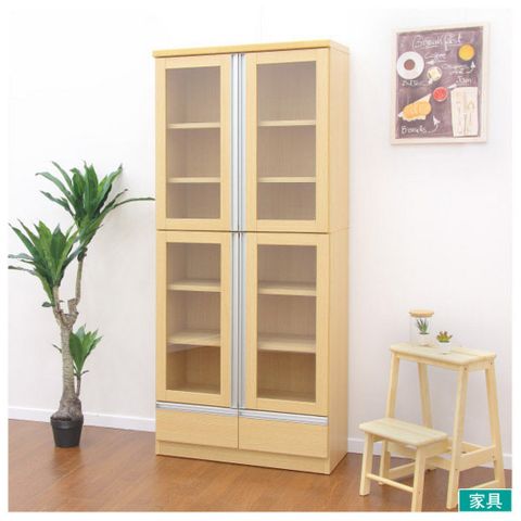 【NITORI 宜得利家居】◎書櫃 RICH 80 NA