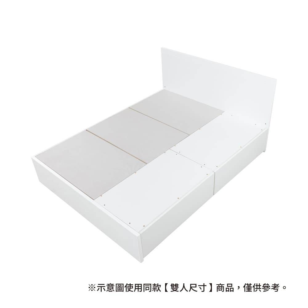 NITORI 宜得利家居 ◎單人床座 床架 NS-001 WH BOX 抽屜款