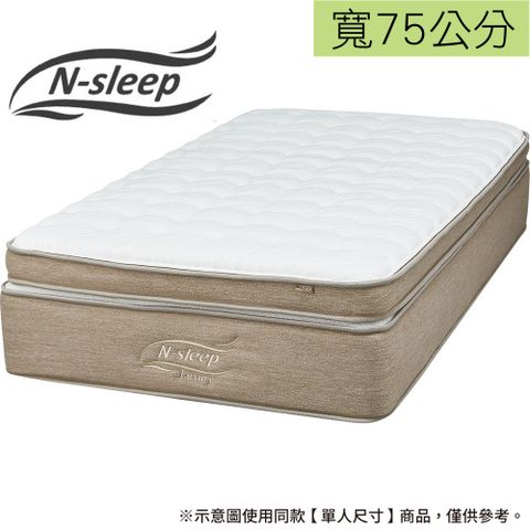 NITORI 宜得利家居 (寬75cm)雙層獨立筒彈簧床墊 N-SLEEP LUXURY L2-CC TW