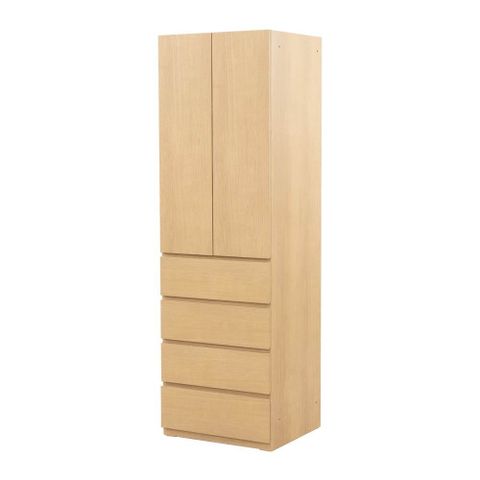 【NITORI 宜得利家居】◎衣櫥 衣櫃 PORTE-D 60BC LBR3