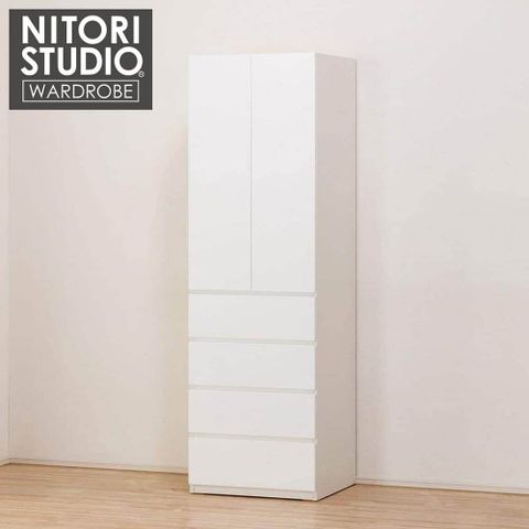【NITORI 宜得利家居】◎衣櫥 PORTE-D 60BC WH