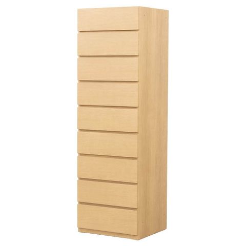 【NITORI 宜得利家居】◎高整理衣櫃 斗櫃 PORTE-D 60TC LBR3