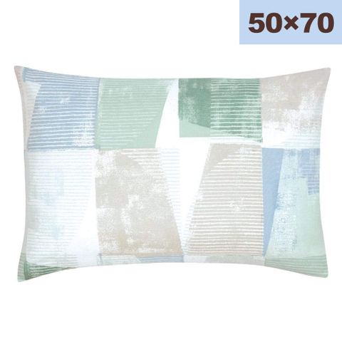 【NITORI 宜得利家居】純棉枕套 GR PT22 50×70