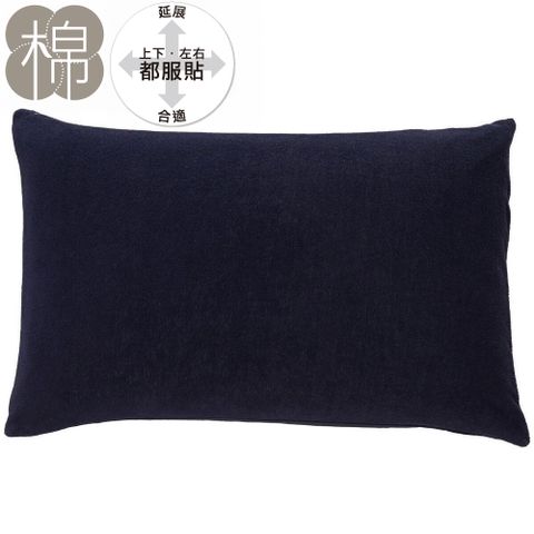 【NITORI 宜得利家居】【DECO HOME商品】伸縮枕套 N FIT PILE ST23-6 NV