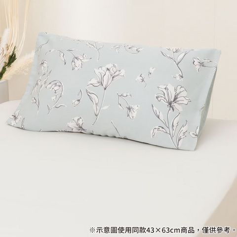 【NITORI 宜得利家居】純棉枕套 NH8 FLOWER GR 50×70