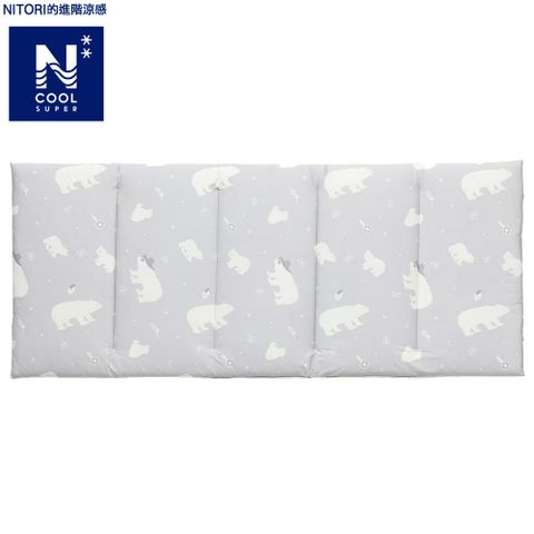 NITORI 宜得利家居 【DECO HOME商品】進階涼感 午睡墊 DH N COOL SP BEAR GY 白熊