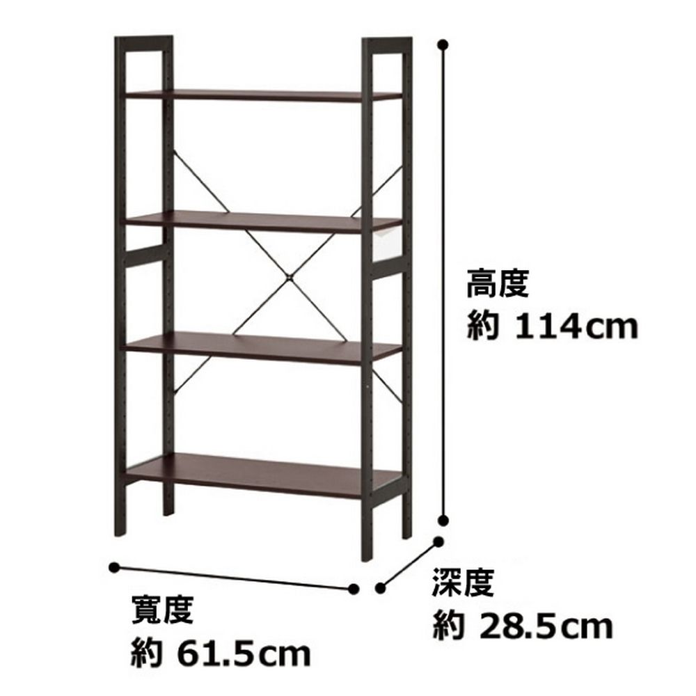 NITORI 宜得利家居 ◆【DIY】置物架 ADVANCE 62 DBR