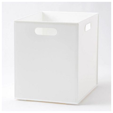 【NITORI 宜得利家居】收納盒 N INBOX (W) 窄高型 直式半格型 WH