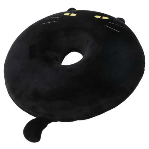 【NITORI 宜得利家居】【DECO HOME商品】圓形記憶坐墊 黑貓 Cat BK(DH)