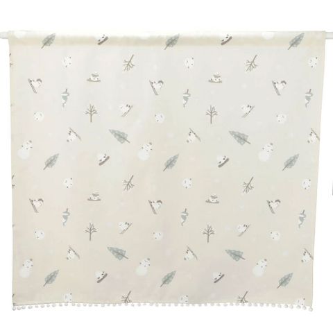 【NITORI 宜得利家居】【DECO HOME商品】迷你窗簾 長尾山雀 SHIMAENAGA NG08 100×90(DH)