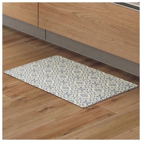 【NITORI 宜得利家居】PVC廚房地墊 踏墊 TILE BL 45X60