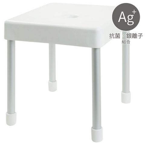 【NITORI 宜得利家居】鋁製輕量抗菌沐浴椅 H30 WH